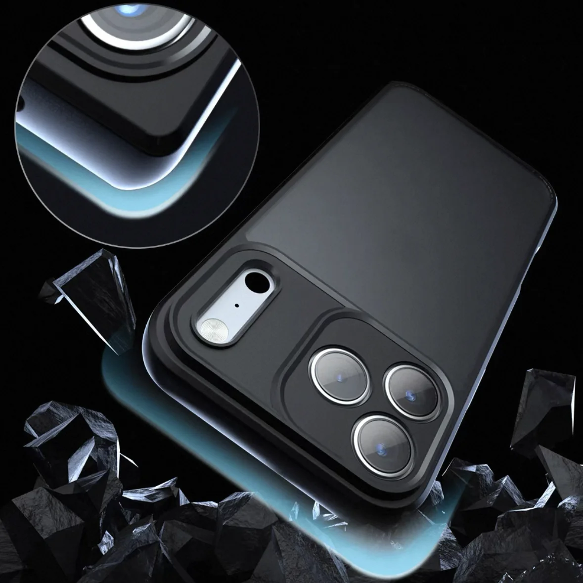 Para Apple iPhone 17 Pro Funda esmerilada iPhone 17 Pro Funda Coque mate transparente PC a prueba de golpes TPU Funda de teléfono iPhone 17 Pro - imagen 5