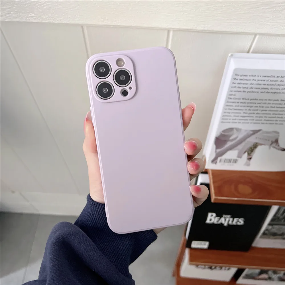 Funda de silicona para Xiaomi Redmi Note 13 Pro, carcasa de Color sólido para modelos 13, 12 Pro, 12C, 13C, 11T, 12T, 13T, Lite, POCO X6, M6 Pro - imagen 4