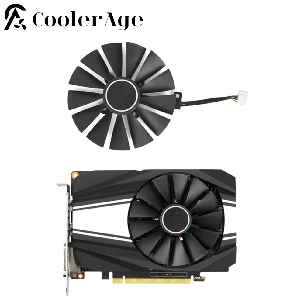 Reemplazo del ventilador del refrigerador de 95MM PLD10010B12HH para ASUS Phoenix GeForce GTX 1650 1660 Ti SUPER RTX 2060 refrigeración de la tarjeta de vídeo gráfica