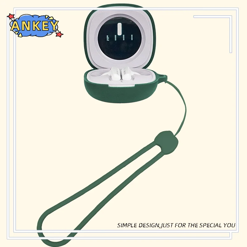 Funda protectora para auriculares FIIL Key Pro, anticaída, silicona suave, auriculares inalámbricos, Bluetooth, transporte - imagen 4