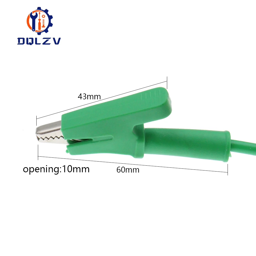 Abrazaderas de cocodrilo de alta resistencia, cables de prueba, multímetro, 1000V, 15A, 100CM, 1 piezas - imagen 5