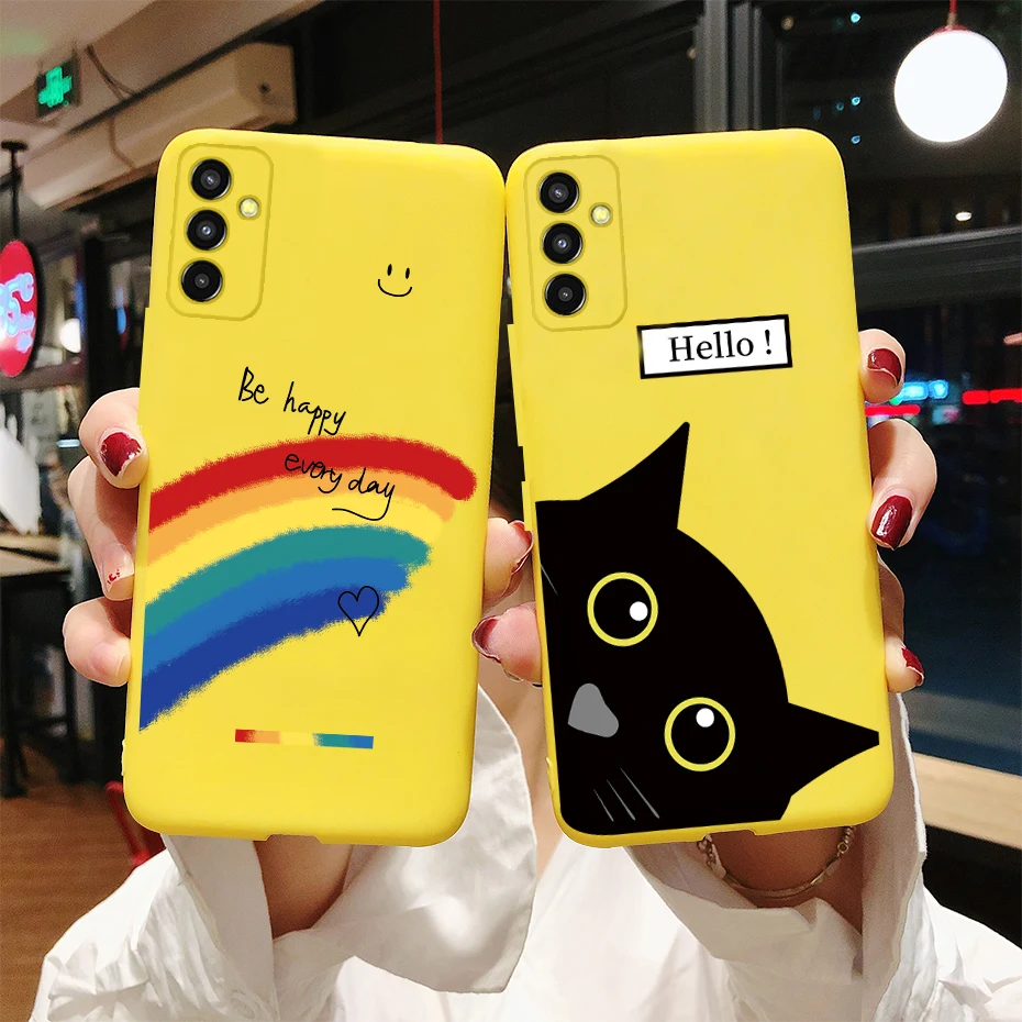 Funda de teléfono para Samsung Galaxy M13 4G, carcasa delgada suave pintada con arte de moda, protector trasero para Samsung M13 Galaxy M23 M236B - imagen 2