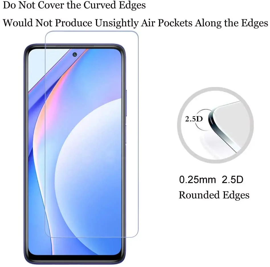 3 piezas de vidrio templado para Xiaomi Redmi 14S 14C 14R 13X 13C A5 Note 14 Note14S protectores de pantalla - imagen 2