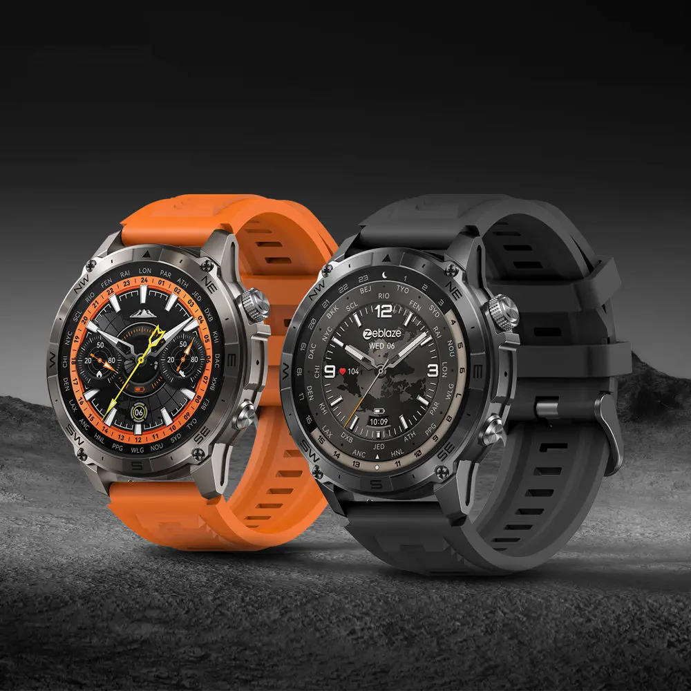 Zeblaze Stratos 2 Plus 1,43 pulgadas AMOLED GPS salud y Fitness altímetro barométrico brújula 3 ATM reloj inteligente resistente al agua - imagen 2