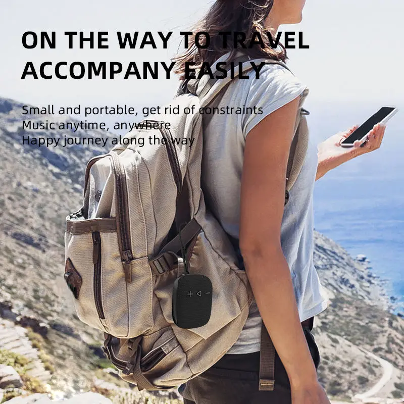 Altavoces estéreo inalámbricos para bicicleta al aire libre, altavoces deportivos portátiles para ciclismo, micrófono incorporado, a prueba de golpes, caja de sonido Bluetooth impermeable IPX4 - imagen 5