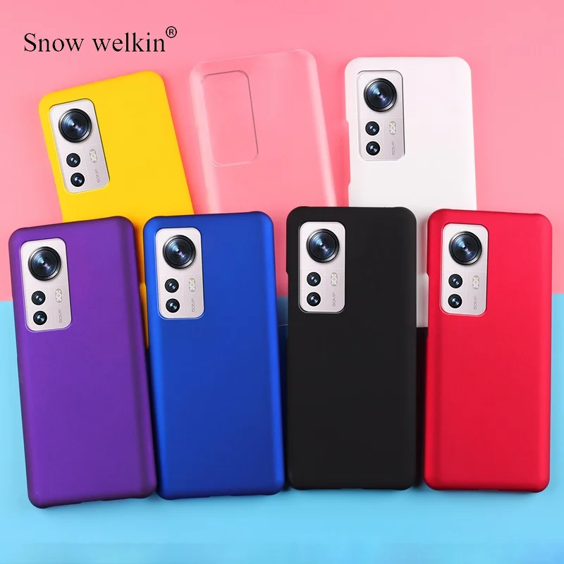 Para Xiaomi 12 12X 12T Pro Multi colores de lujo de goma mate funda de plástico duro para Xiaomi 12 12S Pro fundas traseras para teléfono