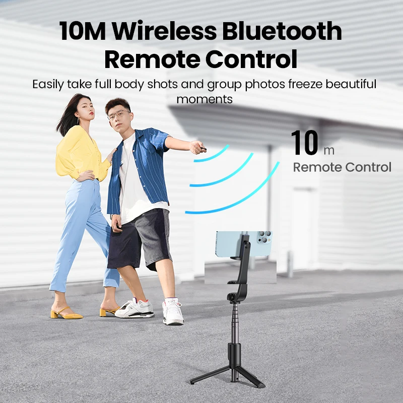 UGREEN Selfie Stick Bluetooth Trípode con Remoto iOS Android - imagen 2