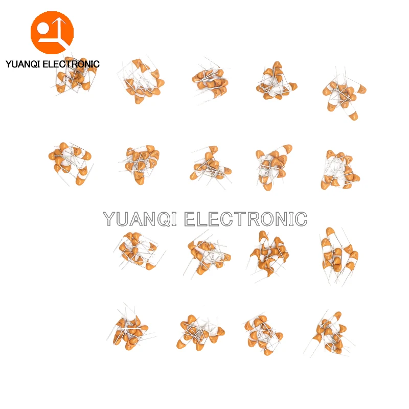 Kit de condensadores cerámicos monolíticos de 180 piezas, 18 valores x 10 piezas, 20 pf-1 UF, 50V, surtido de capacitancia, paquete de muestras DIY - imagen 3