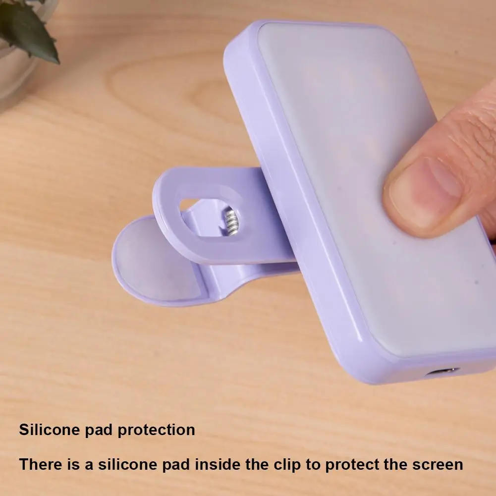Mini luz de relleno para Selfie, recargable, 3 modos de Color, brillo ajustable, Clip en teléfonos móviles, ordenadores, fotografía, luces LED - imagen 4