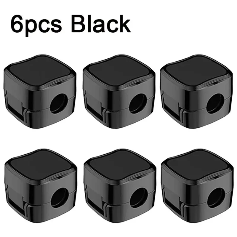 6PCS Black