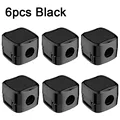 6PCS Black