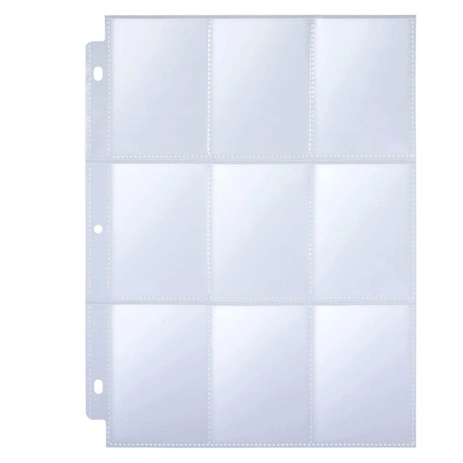 25 uds álbum de tarjetas 225 bolsillo página interior colección soporte para álbum carpeta soporte para álbum hojas para Pokemon página de almacenamiento transparente