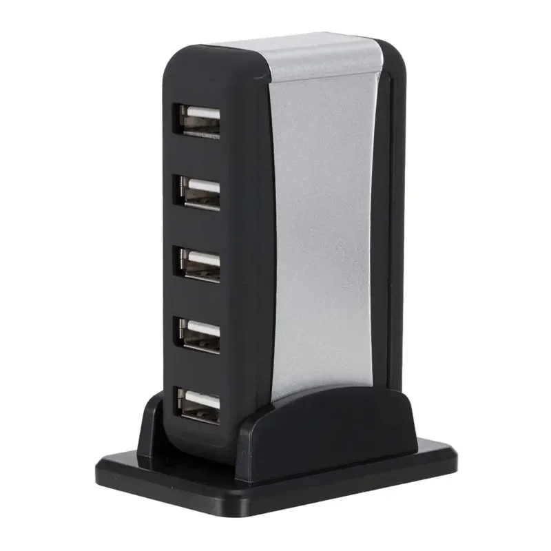 Estación de carga multi USB, cargador USB de 7 puertos para pantalla LED, teléfono Universal, pared de escritorio, enchufe para el hogar, UE, EE. UU., Reino Unido