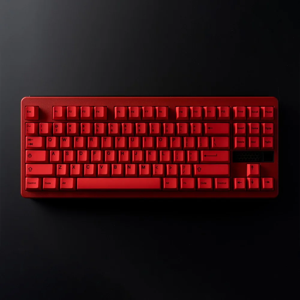 Tapa de tecla roja clásica, perfil de cereza MOD, juego completo de 151 teclas Pbt, accesorio de juego, ergonomía, tallado frontal, sin grabado, tallado lateral - imagen 3