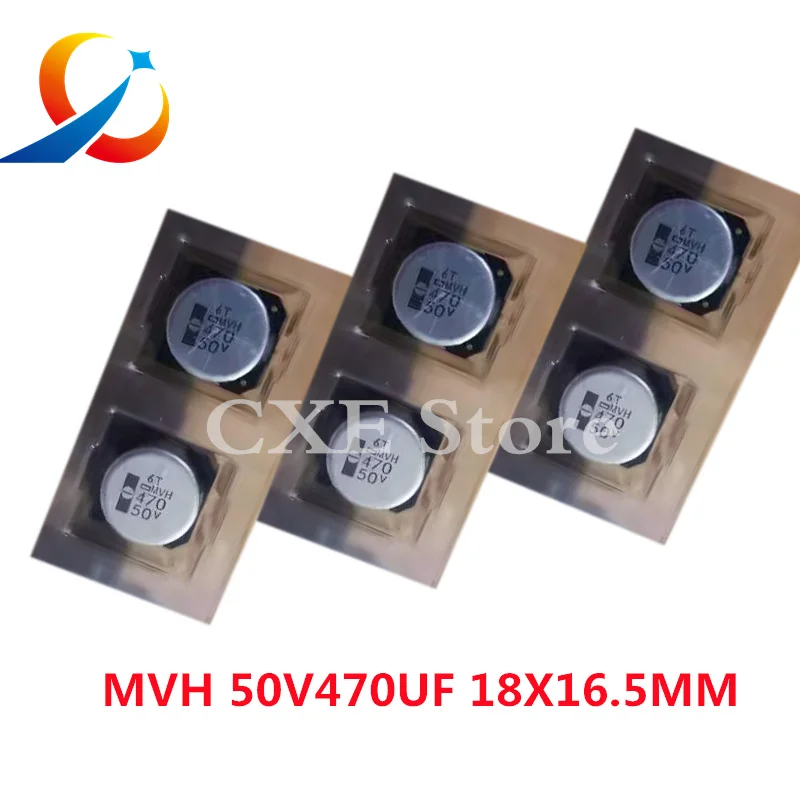 20 piezas MVH 50V470UF volumen 18X16,5 MM NCC SMD condensador electrolítico EMVH500GDA471MMH0S 470UF 50V nuevo