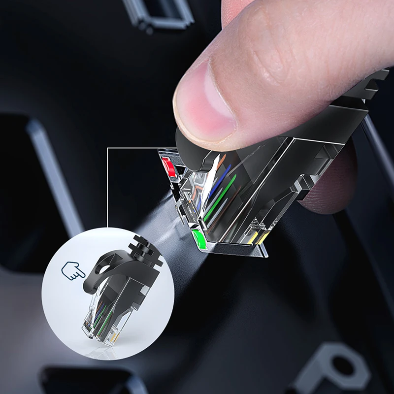 Cable Ethernet CYANMI Cat 6, 10 Gbps para exteriores e interiores compatible con redes Cat6a Cat5 Cat5 para juegos, Xbox, PS4, módem, enrutador - imagen 5