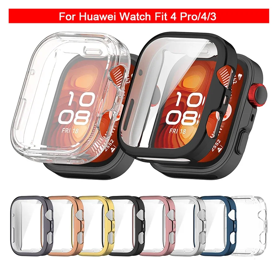 Correa de Metal para Huawei Watch Fit 4, pulsera Fit4Pro + funda de TPU, Protector de pantalla, bucle milanés para Huawei Watch Fit 4 Pro - imagen 2