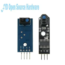 Sensor reflectante infrarrojo TCRT5000, interruptor fotoeléctrico IR, módulo de pista de línea de barrera para placa de triodo de diodo, 3,3 v, 1 piezas