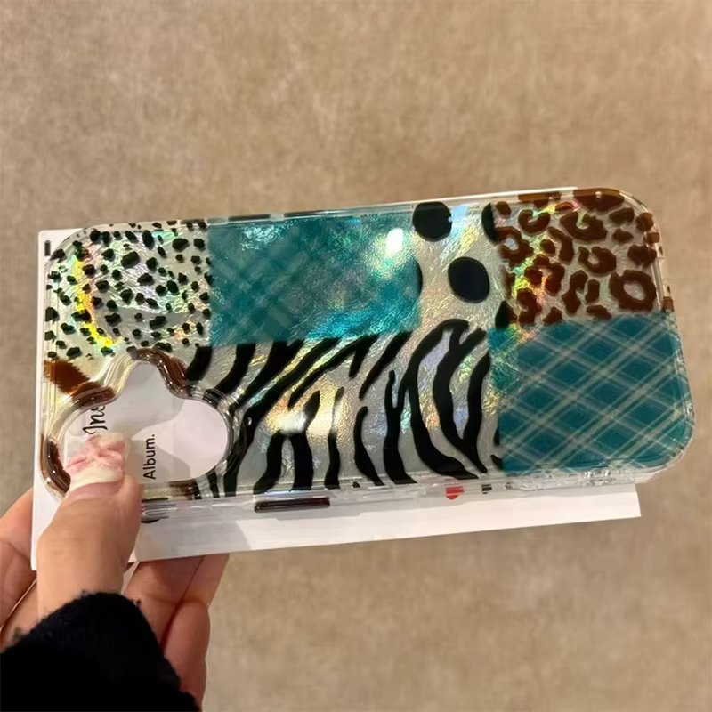 Funda para iPhone 17 Fundas iPhone 16 Pro Max Funda de teléfono suave con estampado de leopardo para iPhone 15 14 13 12 11 XS XR 7 8 Plus 16e - imagen 3