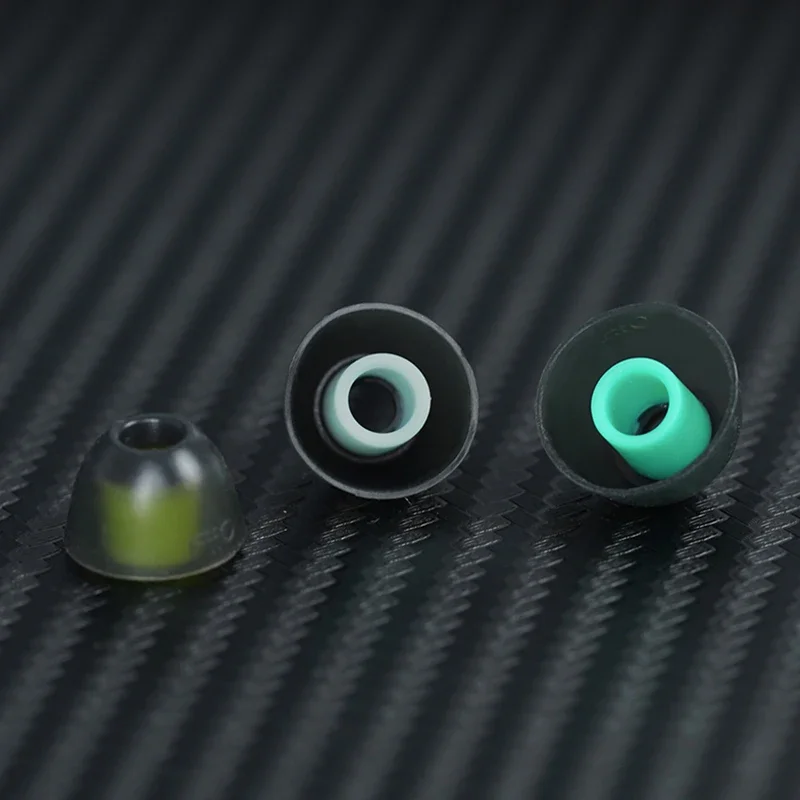 Almohadillas de repuesto de silicona FiiO HS18, compatibles con diámetro de tubo de sonido de 5,0-6,5mm FH7S/FH7/FD5/FH9, auriculares personalizados, 6 pares - imagen 4