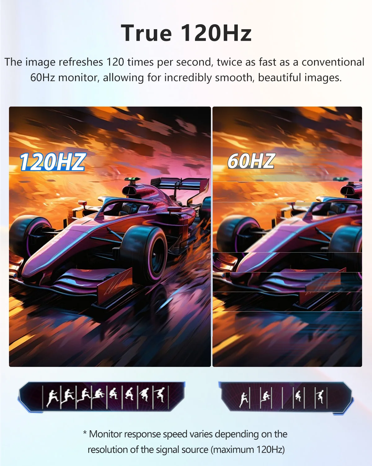 UPERFECT 21 pulgadas monitor táctil portátil 120HZ pantalla de juegos grande con FHD 1080P FreeSync HDMI tipo C pantalla externa ultra delgada para portátil Mac PC superficie PS5 Xbox con altavoces dobles VESA soporte - imagen 5