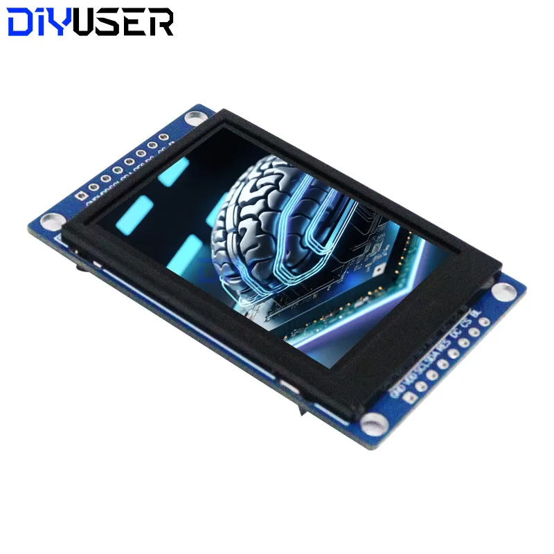 DIYUSER Módulo de pantalla LCD TFT a todo color de 2,0 pulgadas 240x320 con controlador ST7789, interfaz SPI/paralela para arduino - imagen 3