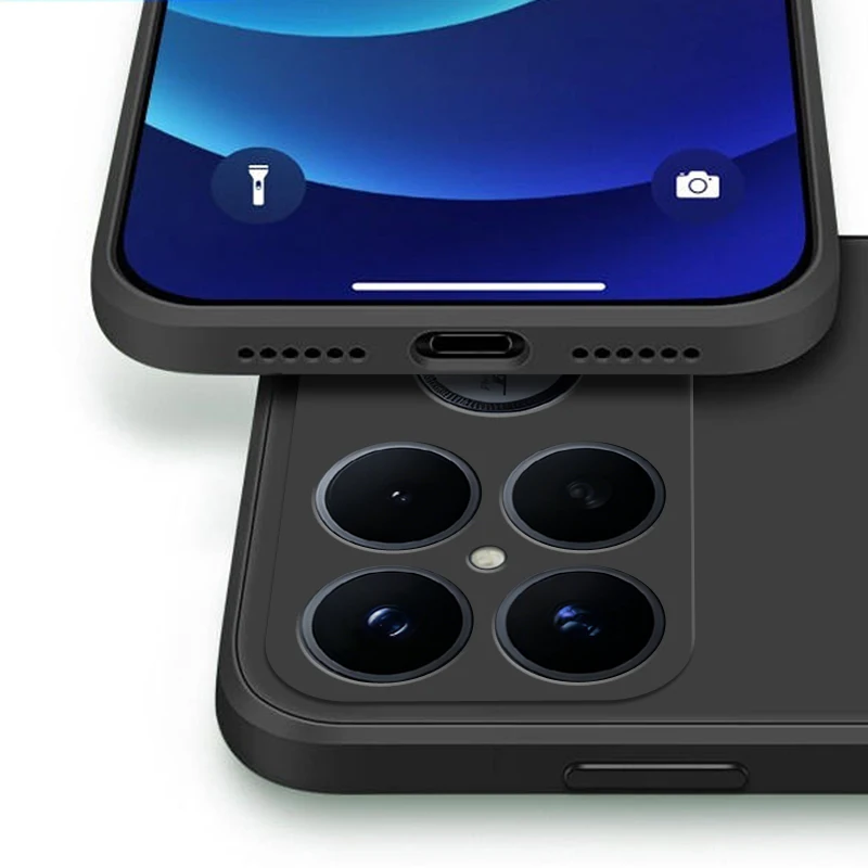 Para Xiaomi POCO F8 Ultra funda de silicona líquida POCO F8 Ultra funda TPU Protector de teléfono de goma lisa POCO F8 Ultra funda - imagen 4