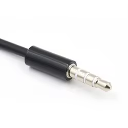 Macho de 3,5 mm a cables digitales públicos para automóvil estéreo de línea de audio auxiliar de 1 m
