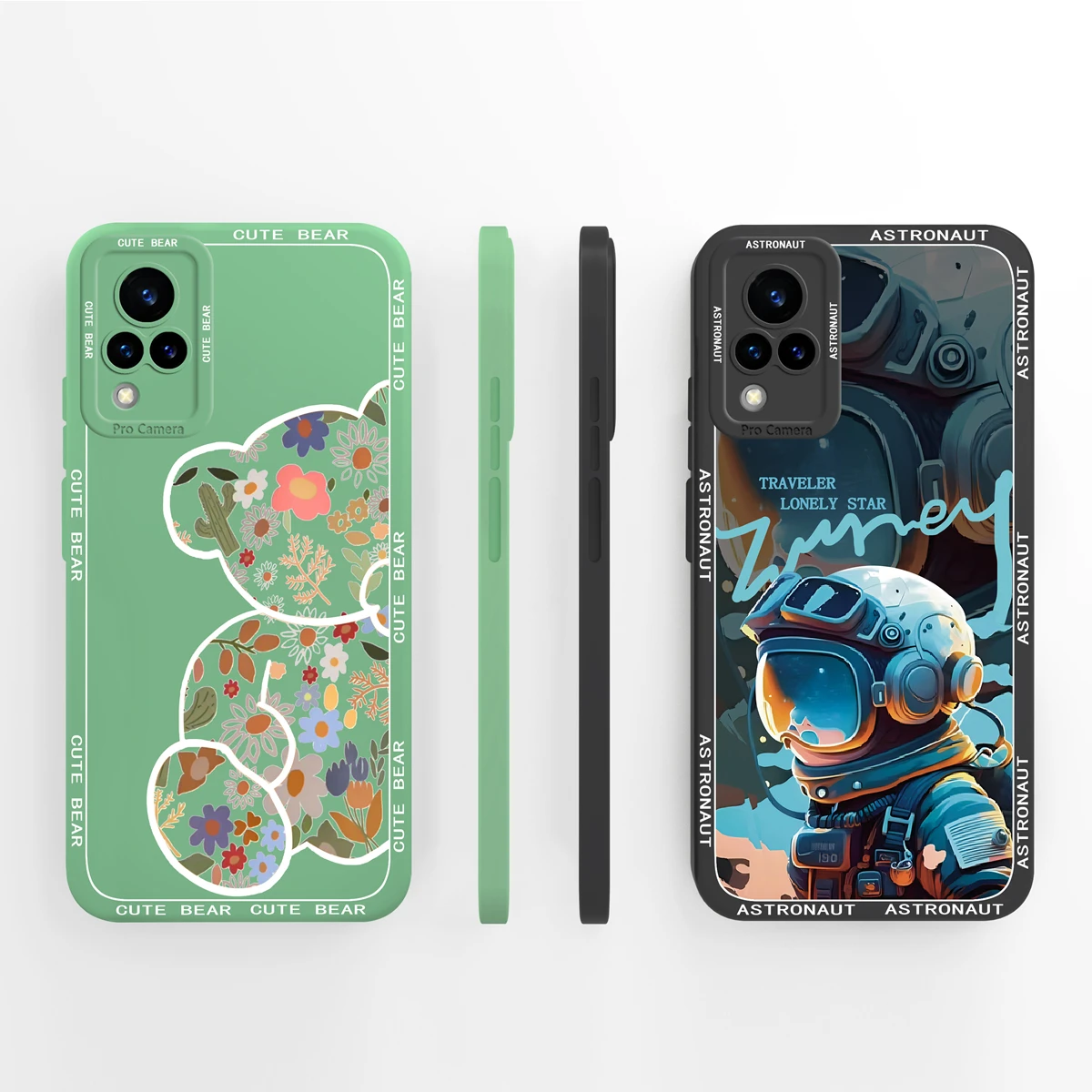 Funda para Vivo V21 4G 5G Funda trasera de teléfono única para Vivo V 21 cobertura completa Funda anticaída Protector de silicona líquida suave Coque