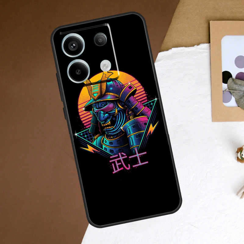 Funda de teléfono japonesa Samurai Ninja para Redmi Note 12 13 Pro Plus 9 10 11 Pro 9S 10S 11S 12S Redmi 10C 12C 13C - imagen 4
