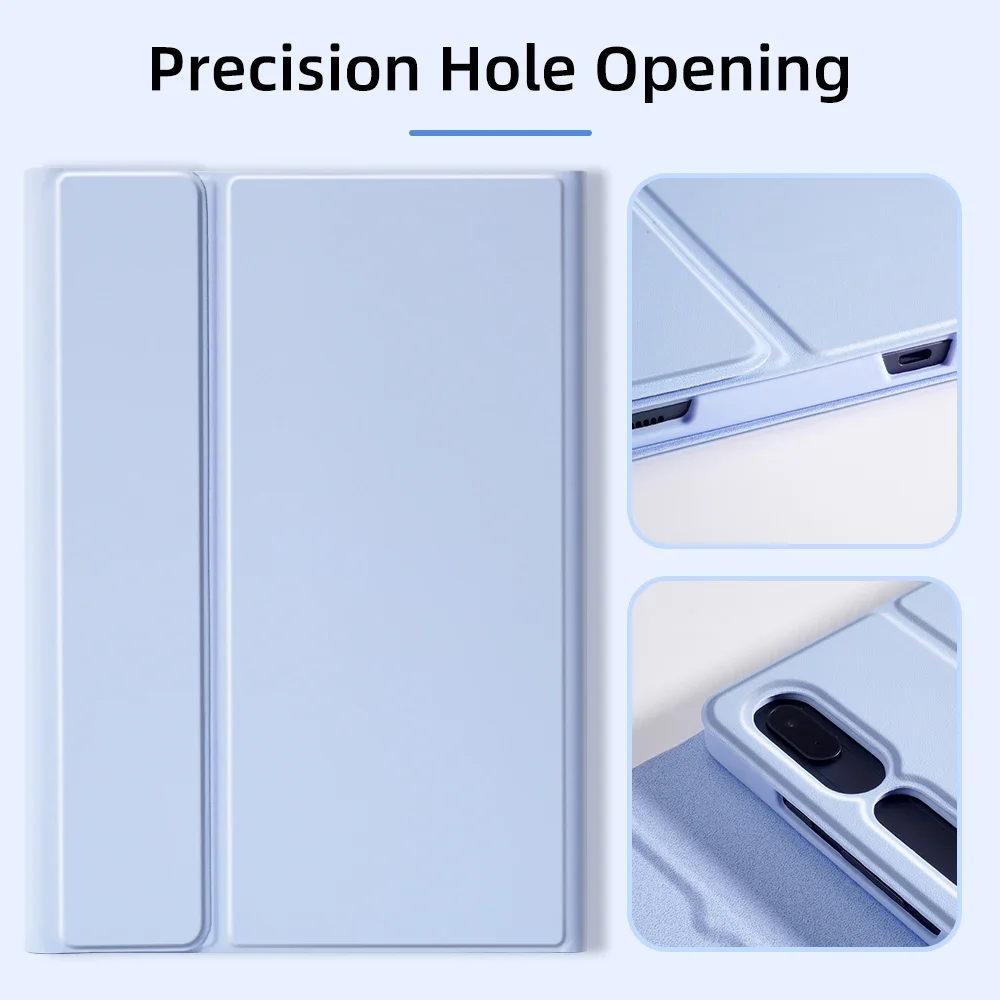 Funda para samsung pestaña teclado S6 lite 10,4 "S7 /S8/S911" S9FE 10,9 "S10FE 1O.9" S10 lite 10,9 "A8 10,5" A7 10,4" cubierta para tableta - imagen 5