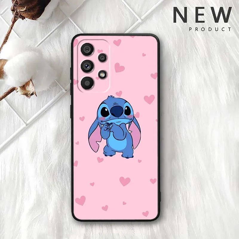 Amante del punto para Samsung Galaxy A54 A55 A56 A70 A71 A72 A73 J4 J6 M02 M11 M12 5G funda de teléfono negra - imagen 2