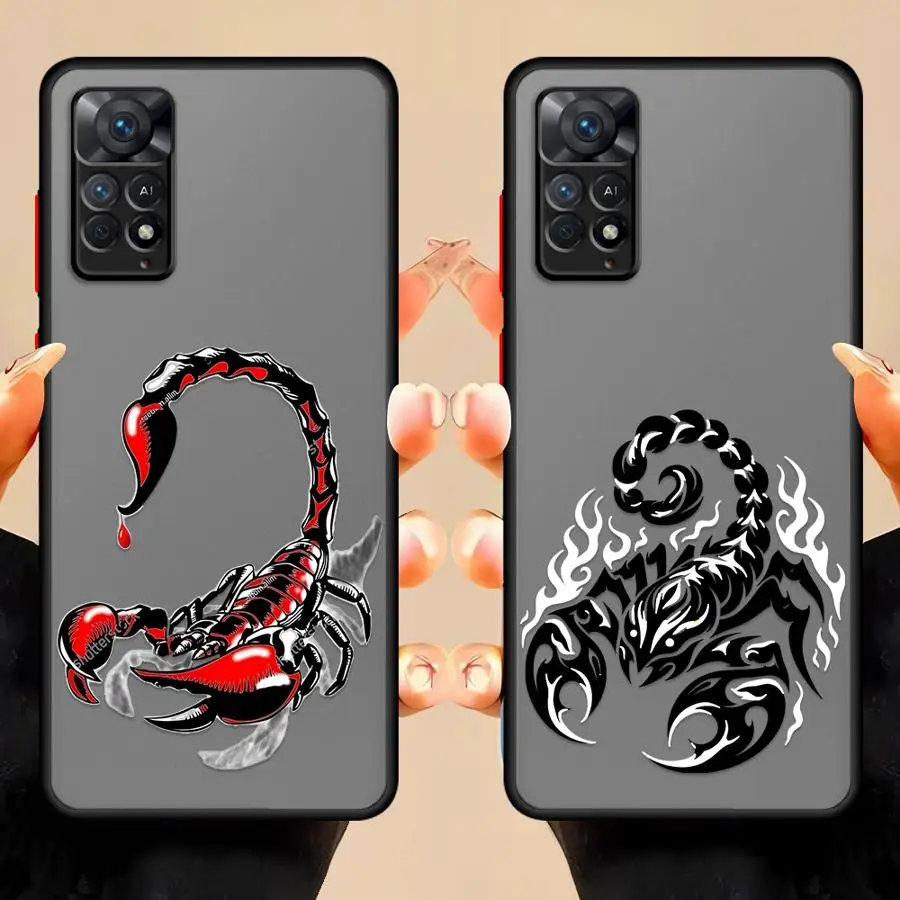 Funda Scorpion Cool Black Edge para Xiaomi Redmi Note 11S 12s 13 14 12 ProPlus 8T 8 9 10 11 Pro 10S 9S 7 14 Pro + - imagen 5