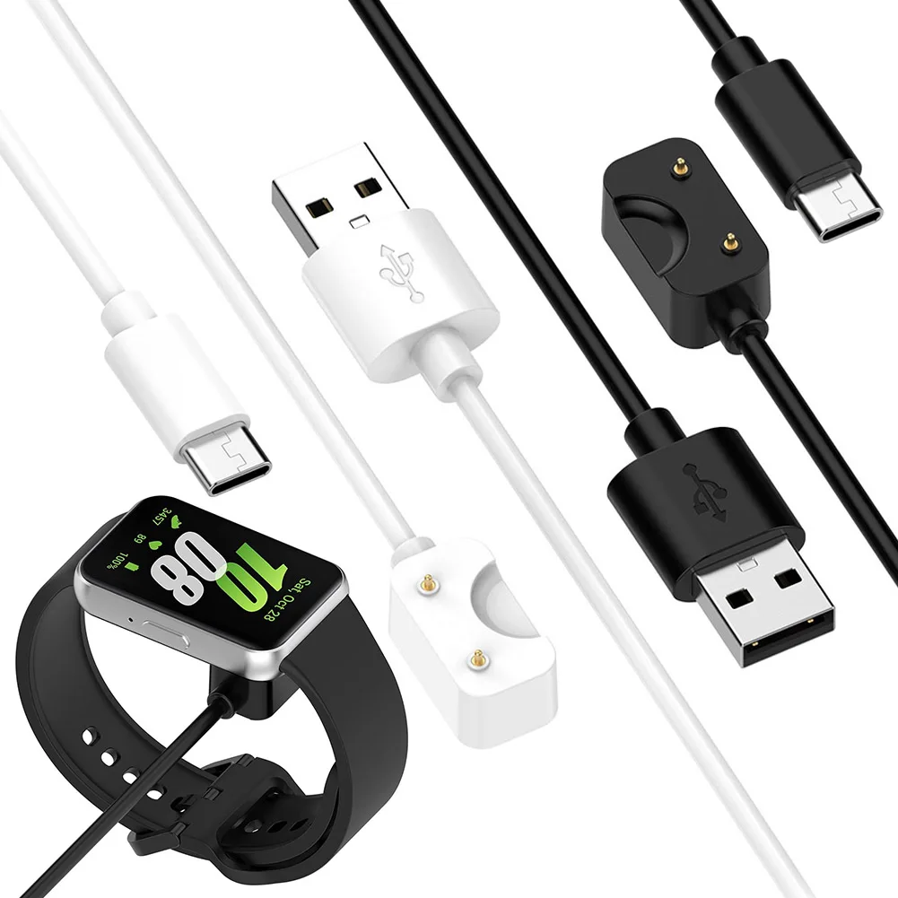 Cable de carga USB tipo C, 5V, 1000Ma, Base para Samsung Galaxy Fit 3 R390, accesorios