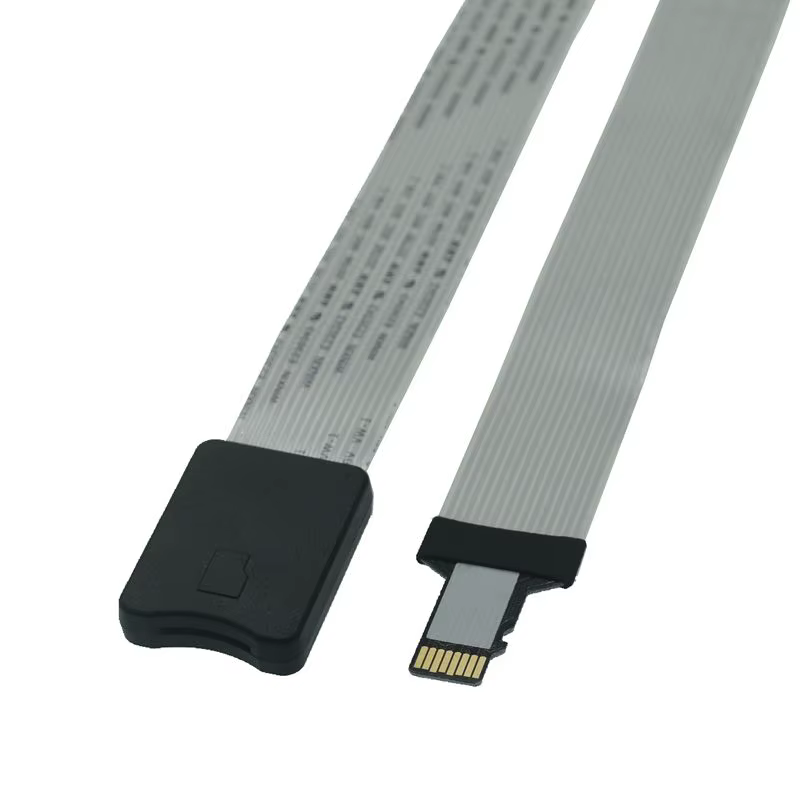 Cable SD/TF 48-60 cm: conector hembra a microSD macho extensor - imagen 3