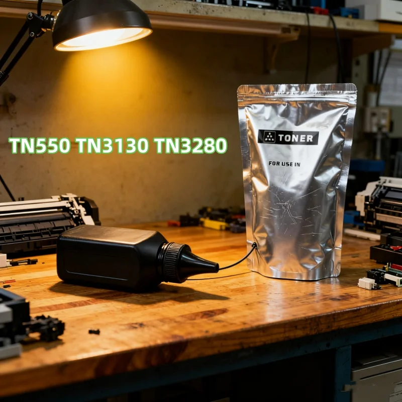 Polvo de tóner Derisa Compatible con Brother TN550 TN3130 3170 TN3280 para HL 5250dn 5250dnt 5270dn 5280dw 5300 5340d 5350dn 5370dw