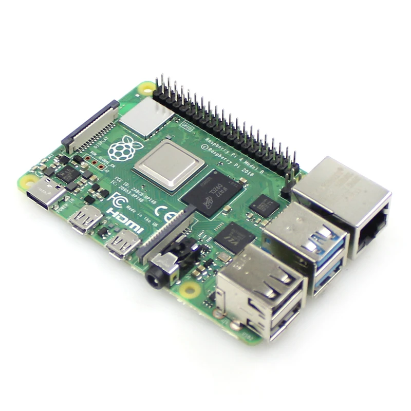 Raspberry Pi 4B Original de 4. a generación tipo B, hecho en Reino Unido, 1GB, 2GB, 4GB, 8GB, Raspberry Pi 4B, placa de desarrollo, Kit WiFi - imagen 3