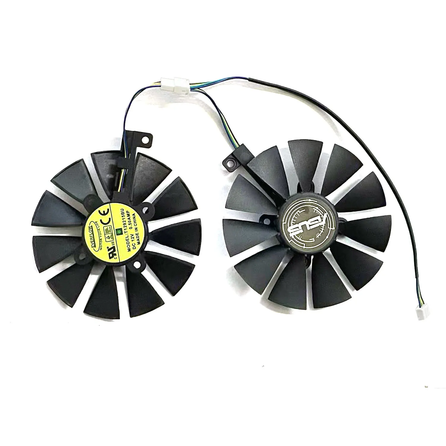 Nuevo ventilador GPU T129215BU de 4 pines 85MM RX580 para ASUS RX580 570 470 GTX1060 1070 accesorios de repuesto para tarjeta gráfica