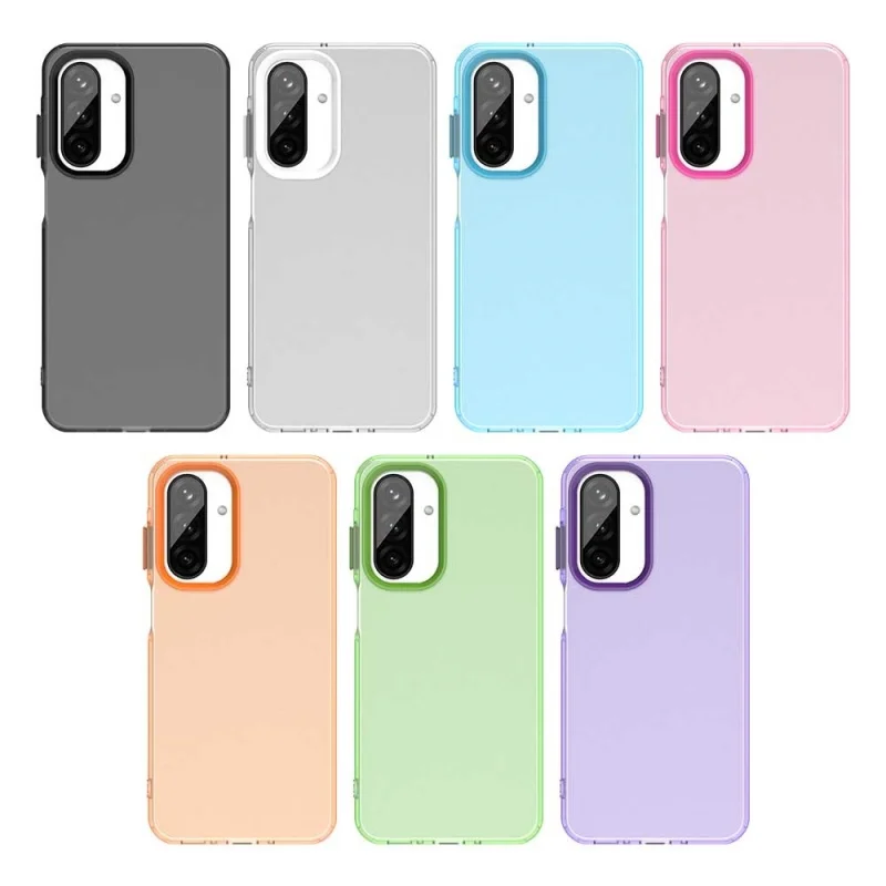 Para Samsung A26 funda Samsung Galaxy A26 Capas a prueba de golpes teléfono parachoques Color parachoques esmerilado mate claro Fundas Samsung A26 - imagen 2