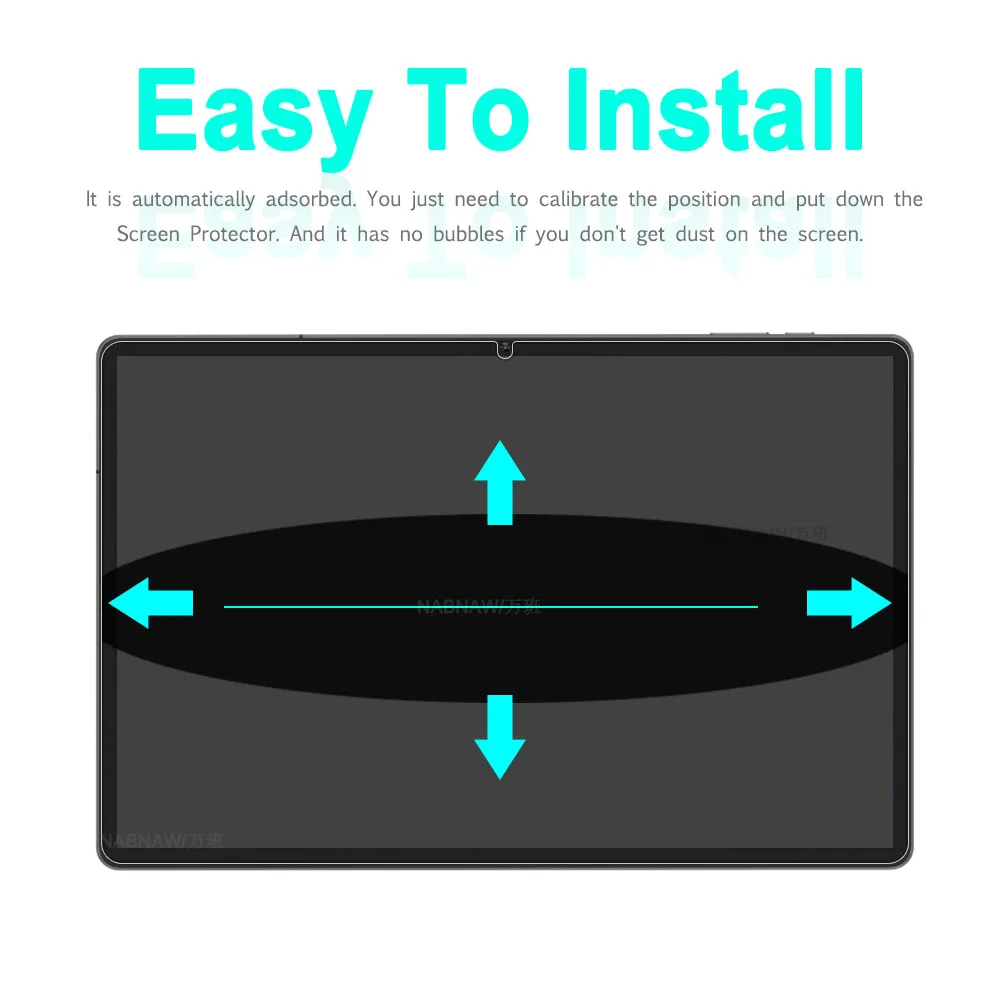 Protector de pantalla HD con revestimiento de aceite, vidrio templado a prueba de arañazos para Teclast T50HD, película antidaños, 11 pulgadas, 2 unidades - imagen 5