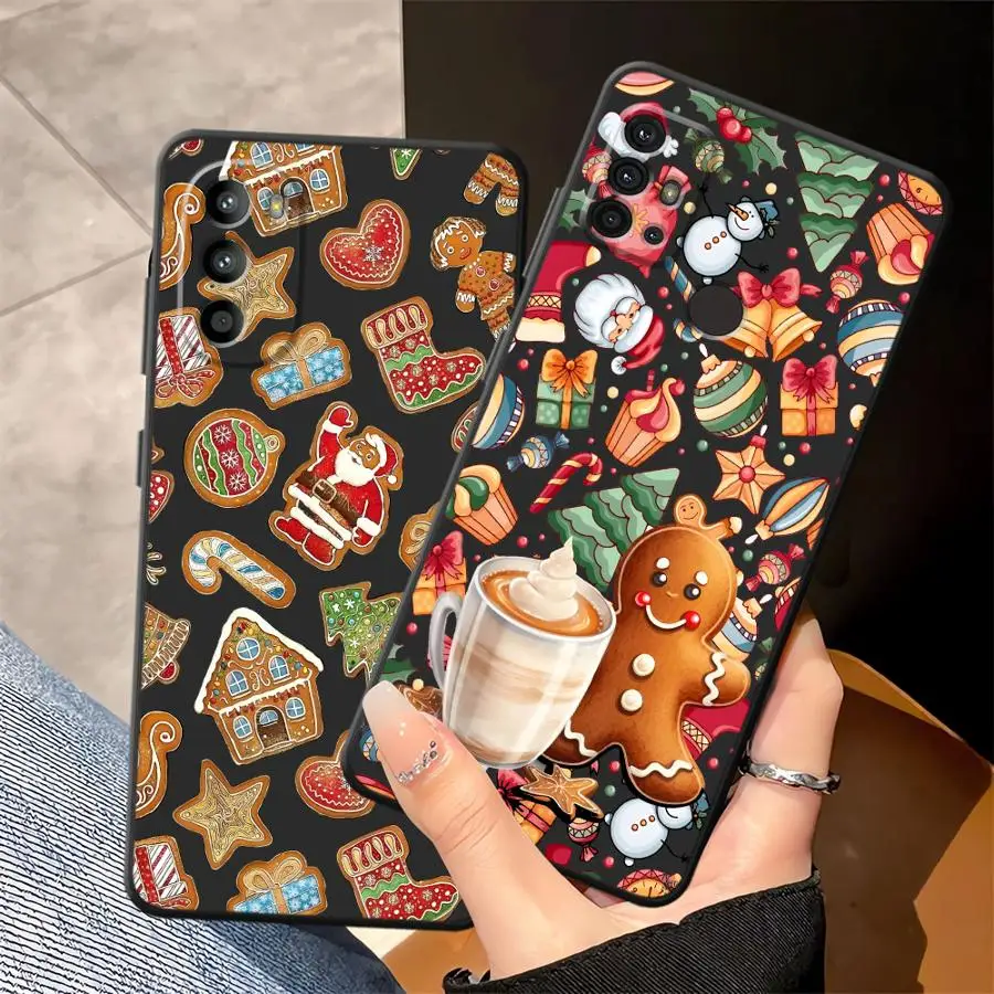 Funda para Motorola Mot G32 G60s G22 Edge40 G52 Edge 20 Pro 30 Lite G50 G71 G60 G51 G73 G53 G30 funda negra suave para teléfono G31