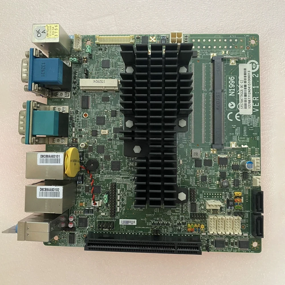 MS-9893 VER:1.2 Placa base de control industrial de doble puerto SYS76877VGGA-DC-GJ - imagen 5