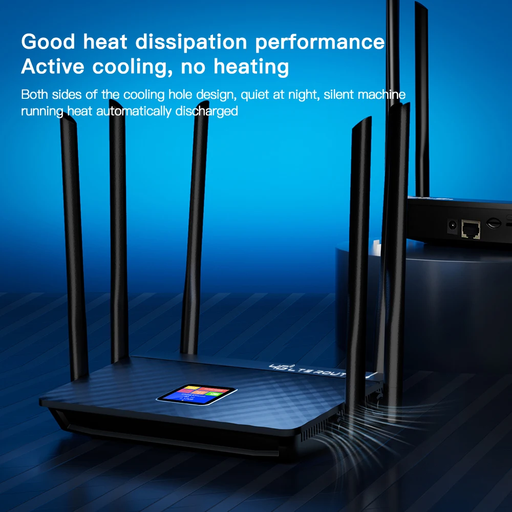 Enrutador Wifi KuWFi 4G Lte, enrutador CPE inalámbrico de 300Mbps con 6 uds., antena de alta velocidad, señal estable, puerto WAN/LAN RJ45 - imagen 5