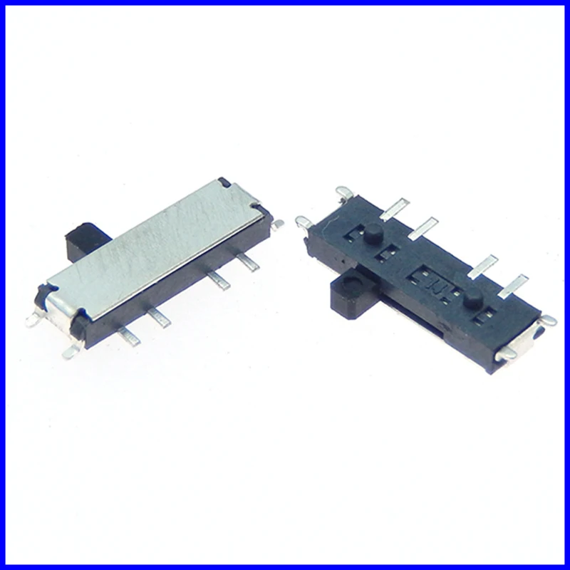 10 Uds MSK-13C01 interruptor deslizante miniatura 8 pines 1P3T SP3T ON-ON-ON ángulo recto SMT/SMD PCB 1,50mm de altura
