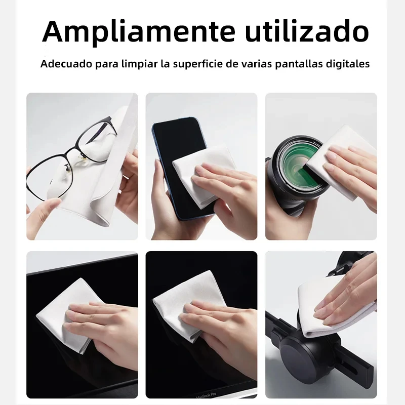 Paño de pulido Universal para Apple iPhone, paño de limpieza de pantalla con nanotextura para iPad, Macbook, limpiador de limpieza para pantallas de lentes - imagen 4