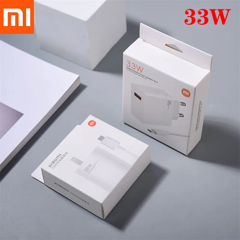 Xiaomi-cargador de teléfono Turbo rápido, dispositivo Original de 33W, para Xiaomi Redmi Note 11, 10 Pro, UE/EE. UU., QC3.0, 6A, tipo C, Cable para Mi Poco X3, X2 Pro