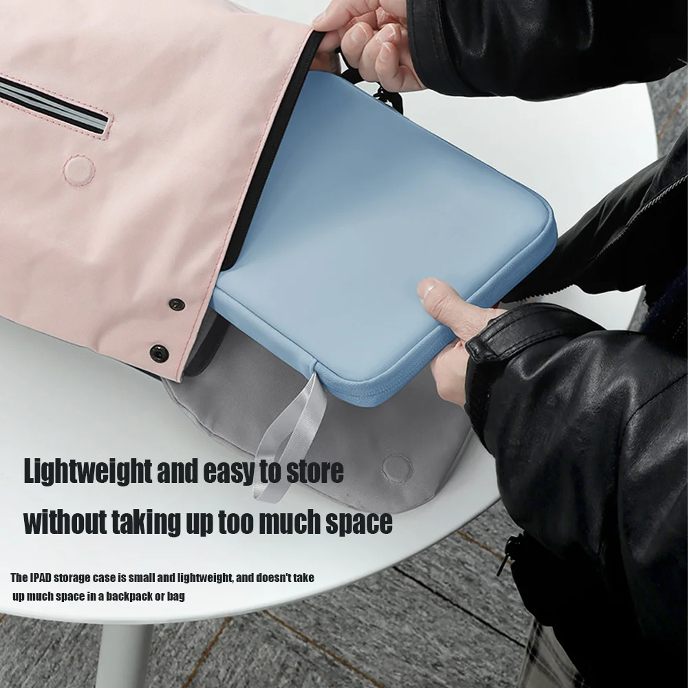 Funda para tableta de 11 y 13 pulgadas, funda para IPad Air para Samsung, Xiaomi, Lenovo, funda para tableta, bolsa a prueba de golpes con múltiples bolsillos - imagen 5