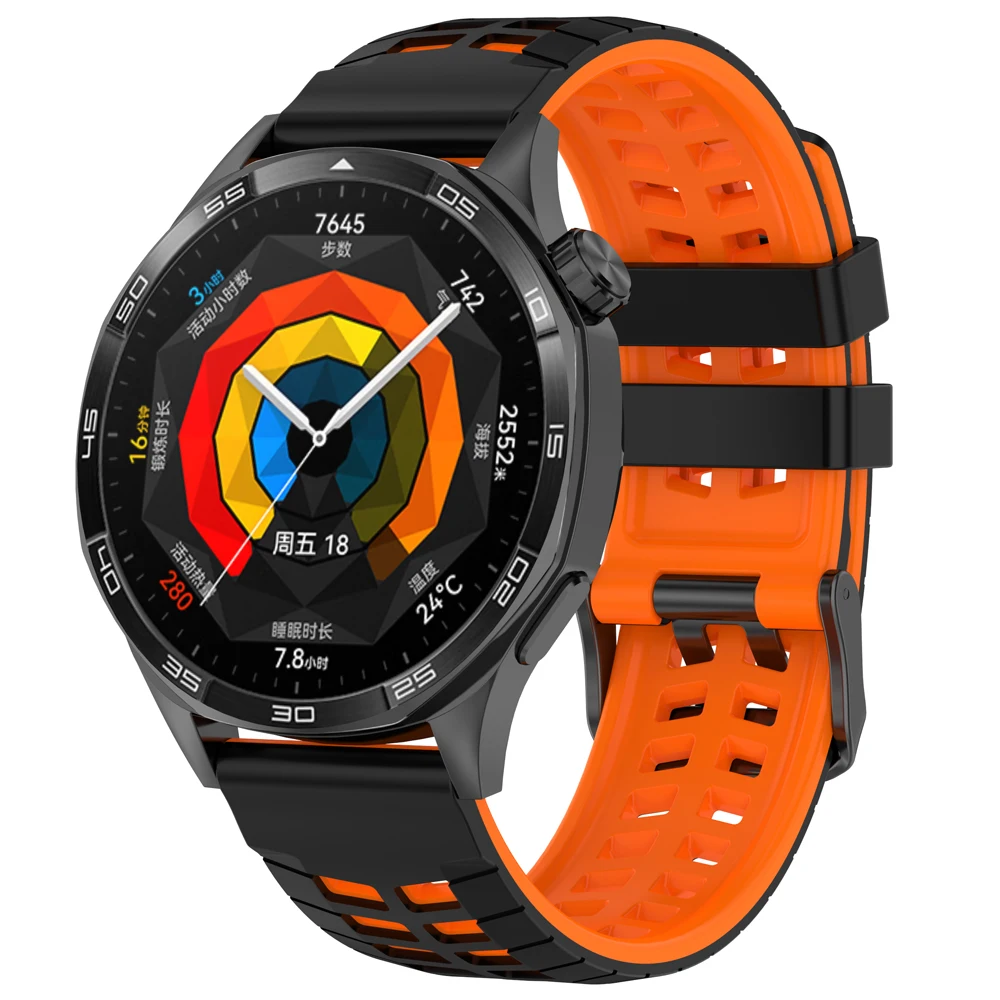 Correa de silicona de 22mm para Huawei Watch GT 6 Pro 46mm GT 5 4 3 2 Pro 46mm Correa para Huawei Watch 5 4 Pro correas de reloj - imagen 3