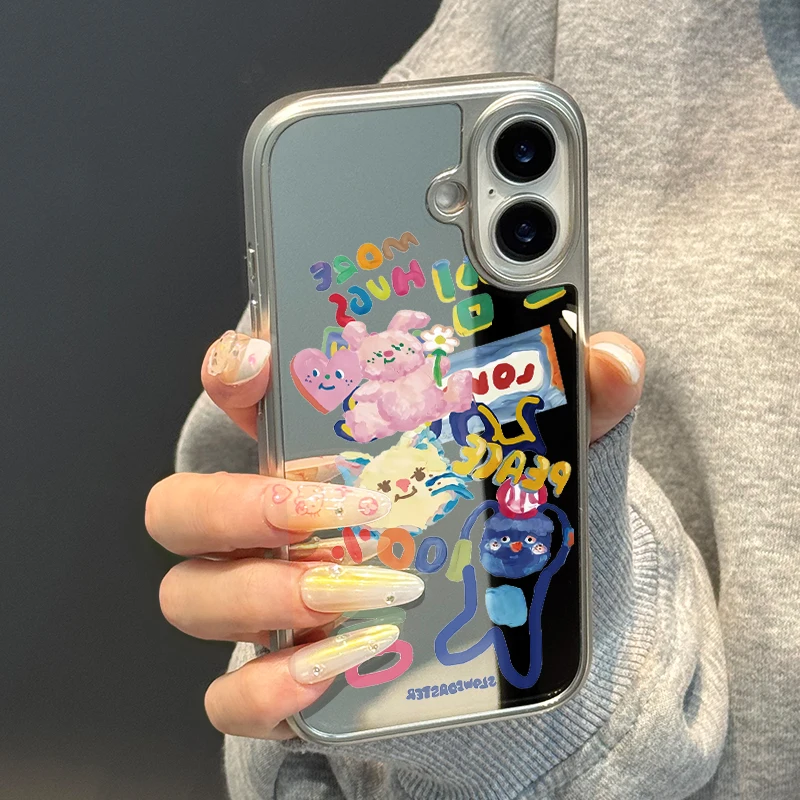 Funda de teléfono More Hug para iPhone11/12/13/14/15/16/17 Pro Max AIR PLUS, funda de teléfono epoxi TPU anticaída - imagen 3