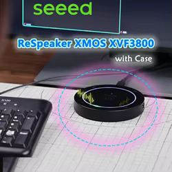 XMOS XVF3800/XVF3000 – Módulo Micrófono Matriz 4 Mics IA Antiruido 360°